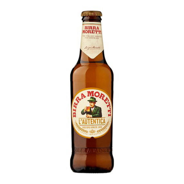 Birra Moretti olasz világos sör 0,33 üveges 4,6% DRS