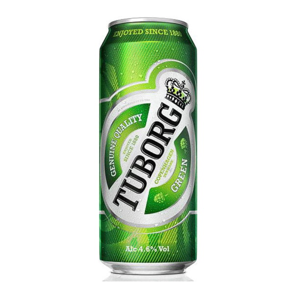 Tuborg Green dán sör 0,5 dobozos 4,6%