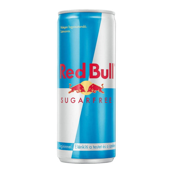 Red Bull Sugarfree, cukormentes energy drink 0,25 dobozos