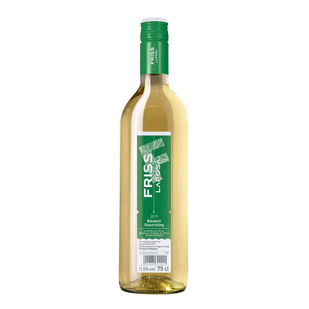 Laposa Olaszrizling Drink Friss Italkereskedés fehérbor 2021 - 0,75 száraz