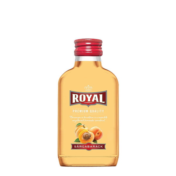 Royal Sárgabarack likőr 0,1 28%