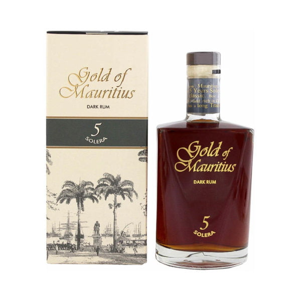 Gold of Mauritius Dark Solera 5 Rum 0,7 dd 40%