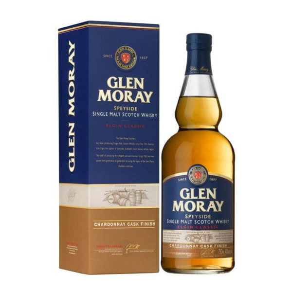 Glen Moray Elgin Classic Chardonnay 10éves whisky 0,7 dd 40%