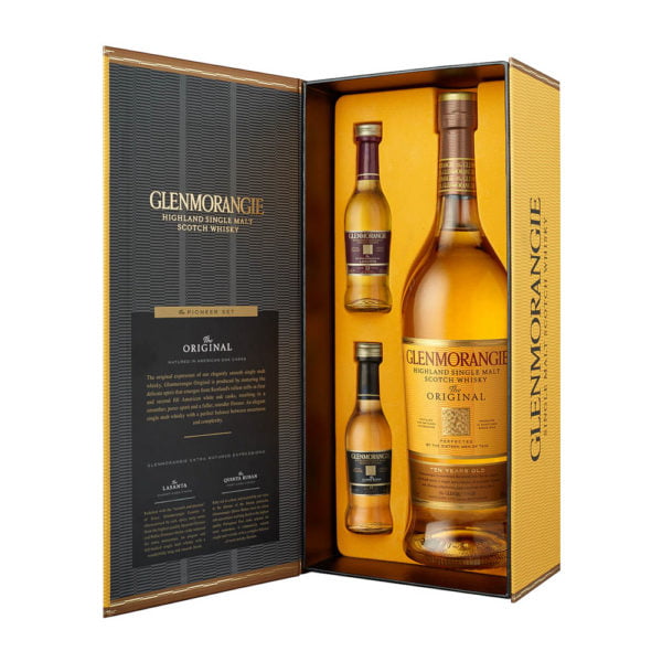 Glenmorangie Pioneer whisky 0,7 dd+2x0,05 41,6%