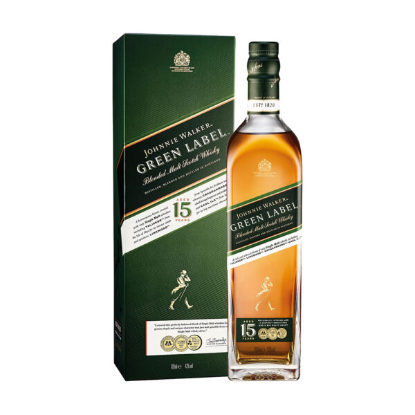 Johnnie Walker Green Label 15 éves whisky 0,7 pdd 43%