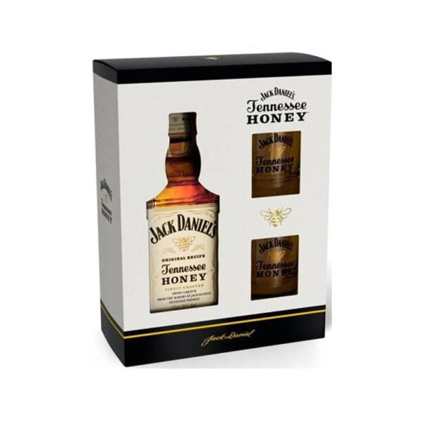 Jack Daniel's Tennessee Honey 0,7 pdd + 2 pohár 35%