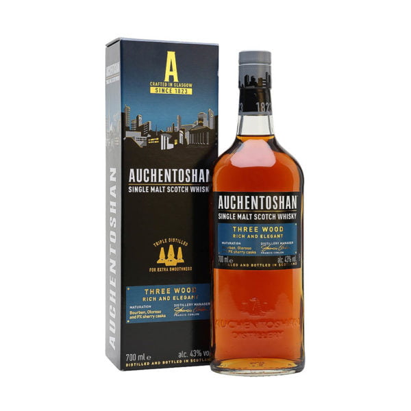 Auchentoshan Three Wood whisky 0,7 pdd 43%