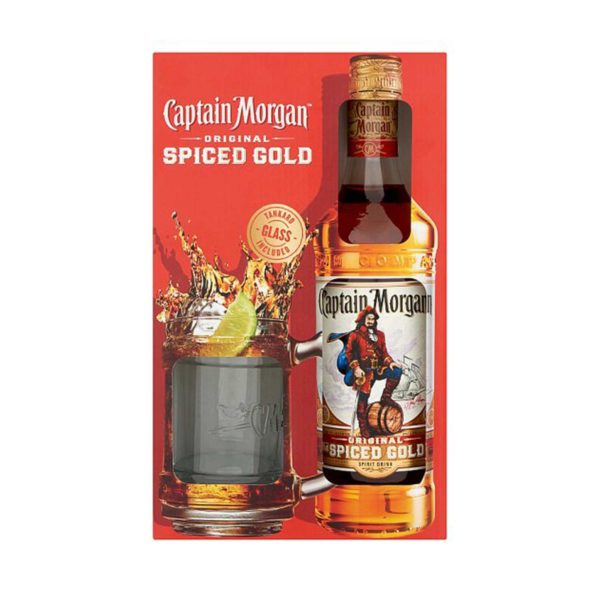 Captain Morgan Spiced Gold 0,7 dd+korsó 35%