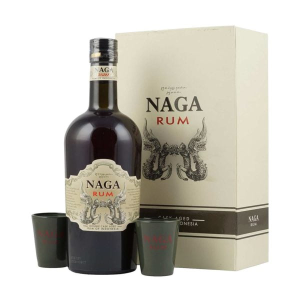 Naga Rum Double Cask Aged 0,7 pdd+2pohár 40%