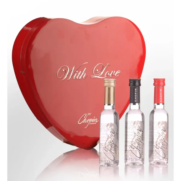 Chopin With Love Heart vodka 3x0,05 fdd 40%