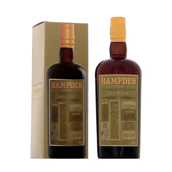 Hampden 8 éves rum 0,7 pdd 46%