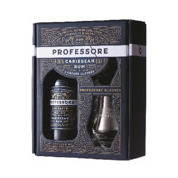 Proffessore Caribbean 0,5 pdd + 2 pohár 38%
