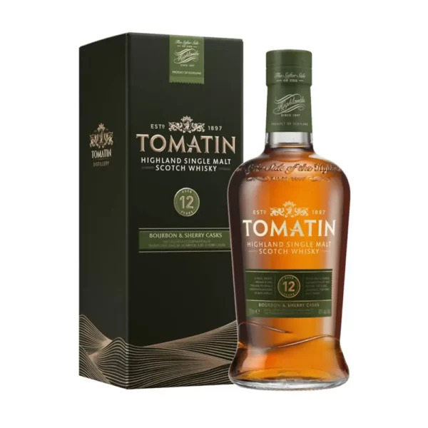 Tomatin 12 éves skót whisky 0,7 pdd 43%