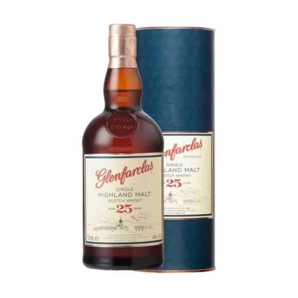 Glenfarclas 25 éves whisky 0,7 pdd 43%