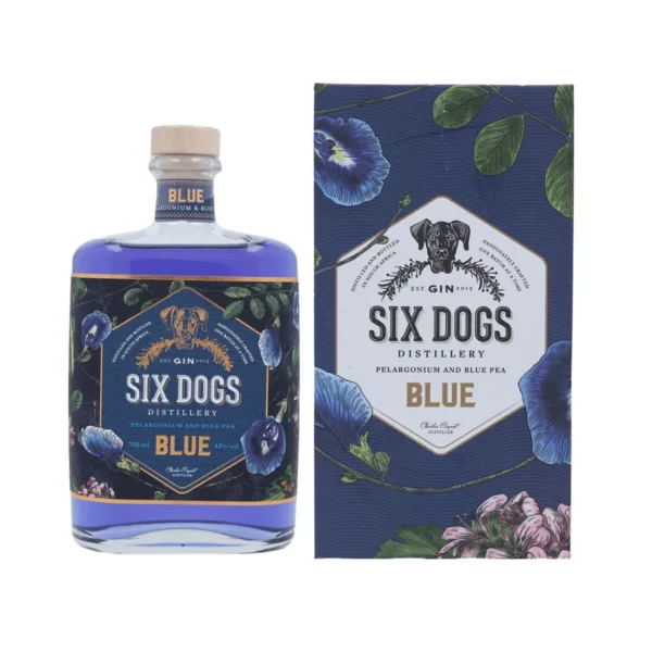 Six Dogs Blue Gin 0,7 pdd 43%