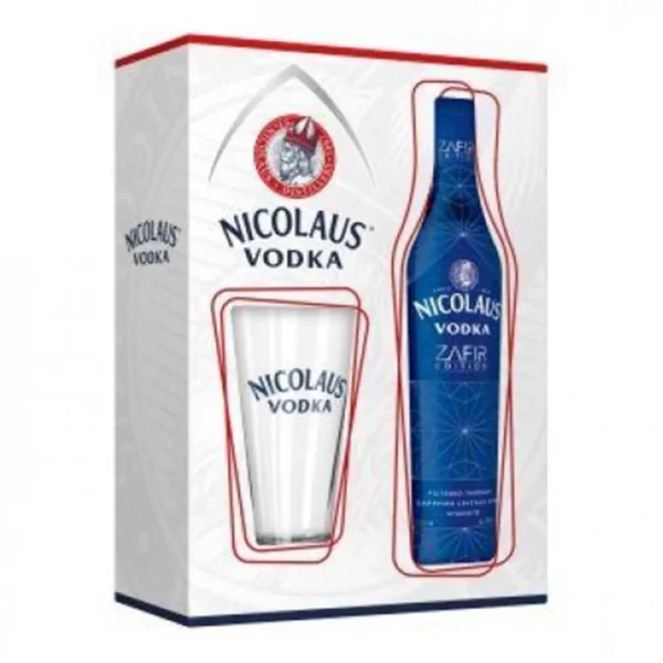 Nicolaus Vodka 0,5 pdd + 1 pohár 38%