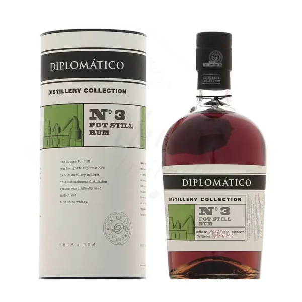 Diplomatico N3.Single Pot Still 0,7 pdd 47%