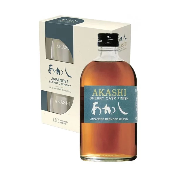 Akashi Blended Sherry Cask 0,5 pdd+2pohár 40%