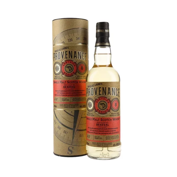 Braeval 8 éves Provenance Single Malt whisky 0,7 pdd 46%