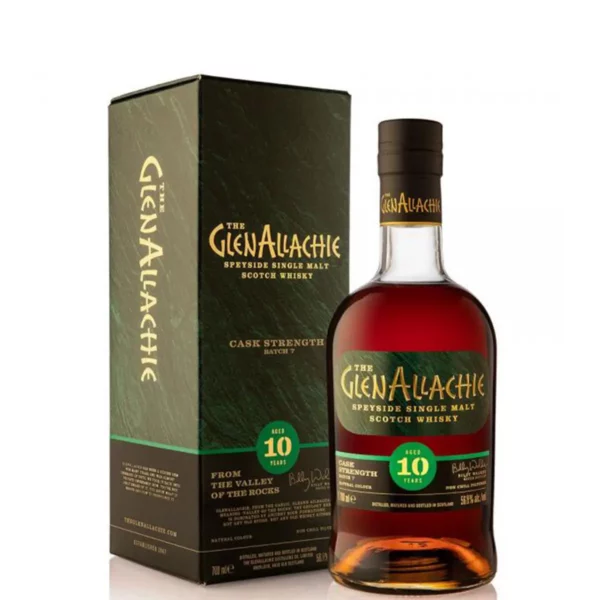 GlenAllachie 10 éves Cask Streng Batch whisky 0,7 pdd 56,8%