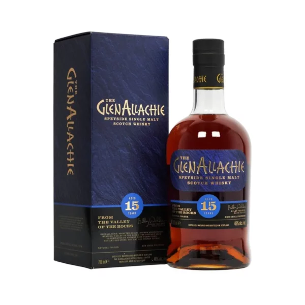 GlenAllachie 15 éves Single Malt whisky 0,7 pdd 46%