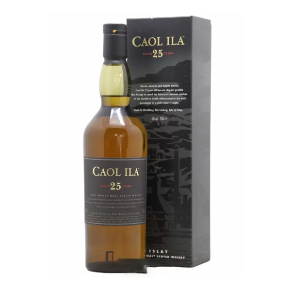 Caol Ila 25 éves Single Malt whisky 0,7 pdd 43%