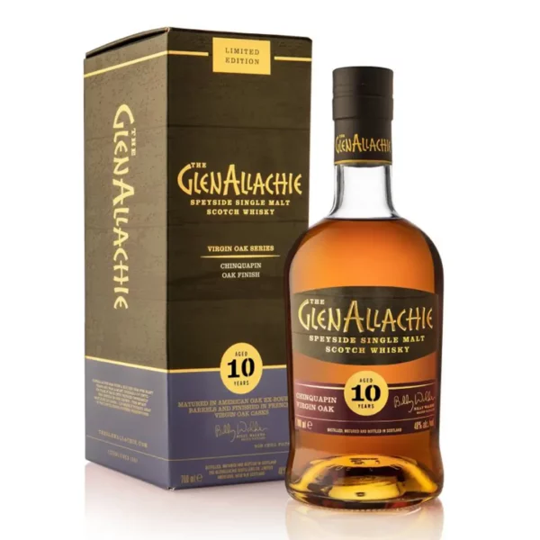 GlenAllachie 10 éves Chinquapin Virgin Oak 0,7 pdd 48%