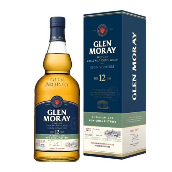 GlenMoray 12 éves American Oak whisky 0,7 40%