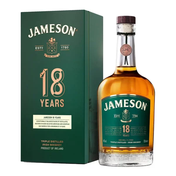 Jameson 18 éves whiskey 0,7 pdd 46%