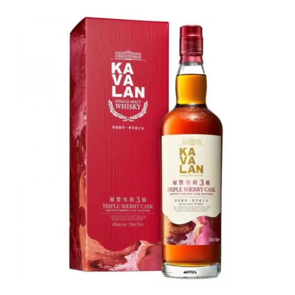 Kavalan Triple Sherry Cask whisky 0,7 pdd 40%