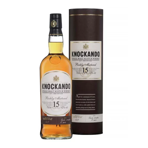 Knockando 15 éves whisky 0,7 pdd 43%