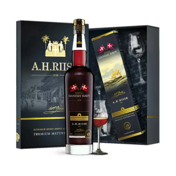 A.H.Riise Royal Danish Navy 0,7 pdd+2pohár 40%