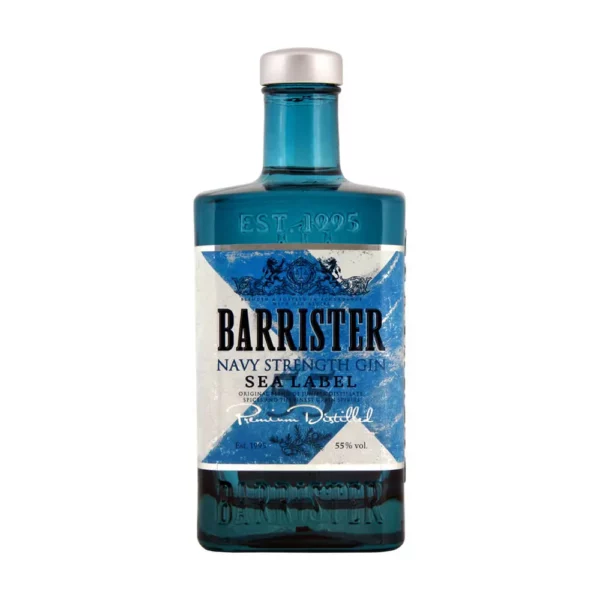 Barrister Navy Strength gin 0,7 55%