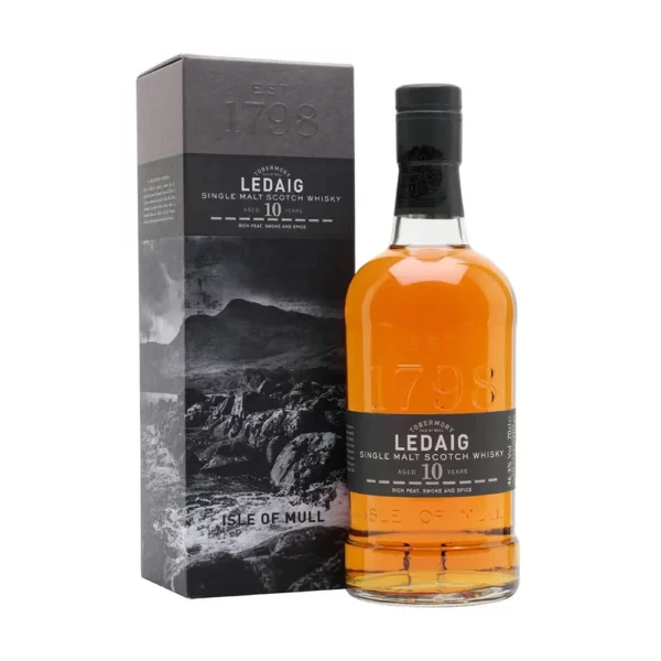 Ledaig 10 éves Peated Single Malt 0,7 pdd 46,3%