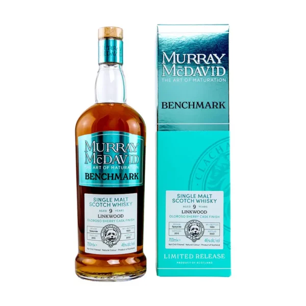 Linkwood 9 éves Oloroso Sherry Finish Benchmark Murray McDavid 0,7 pdd 46%