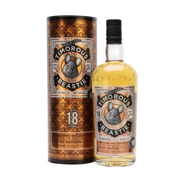 Timorous Beastie 18 éves whisky 0,7 pdd 46,8%