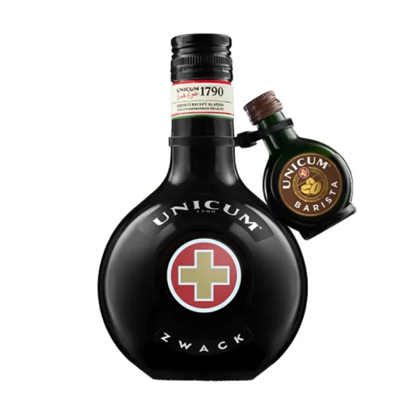 Unicum 0,5 40% + Barista 0,04 34,5%