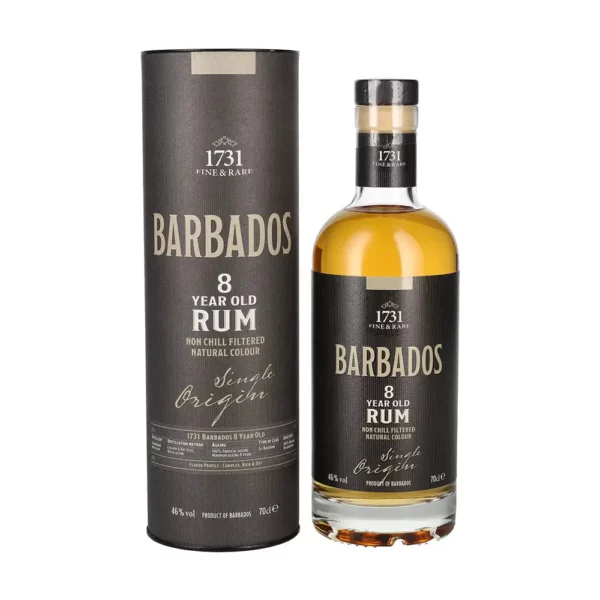 1731 Barbados 8 years old rum 0,7 pdd 46%