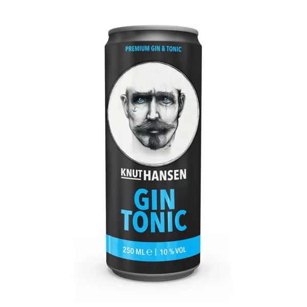 Knut Hansen gin & tonic 0,25 dob 10%