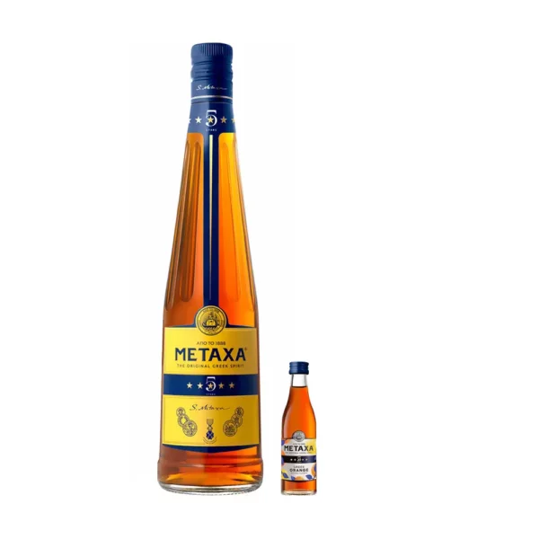 Metaxa 5* 0,7 38% + Orange 0,05  38%