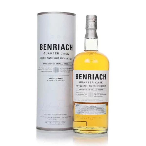 BenRiach Quarter Cask Peated whisky 1,0 pdd 46%