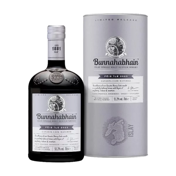 Bunnahabhain Canasta Cask Whisky (Feis Ile Limited 2023) 0,7 pdd 51,2%