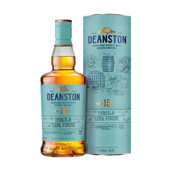 Deanston 15 Years Tequila Cask Whisky 0,7 pdd 52,5%