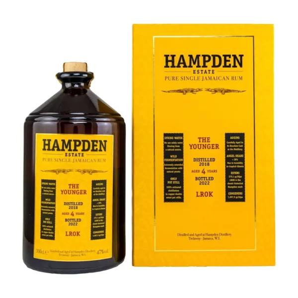 Hampden 2018 LROK The Younger rum 3,0 pdd 47%