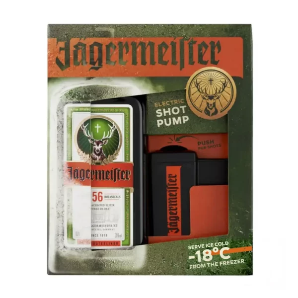 Jagermeister 0,7 35% + elektromos adagoló pumpa