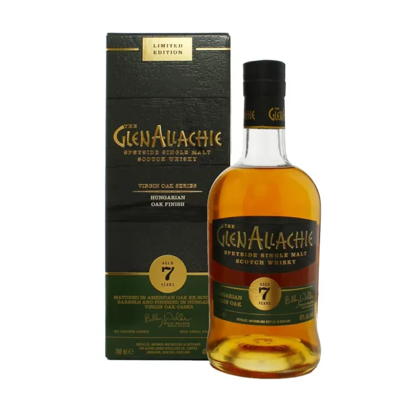 GlenAllachie 7 éves Hungarian Virgin Oak Finish whisky 0,7 pdd 48%