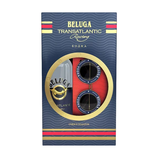 Beluga Transatlantic Racing vodka 0,7 pdd + napszemüveg 40%