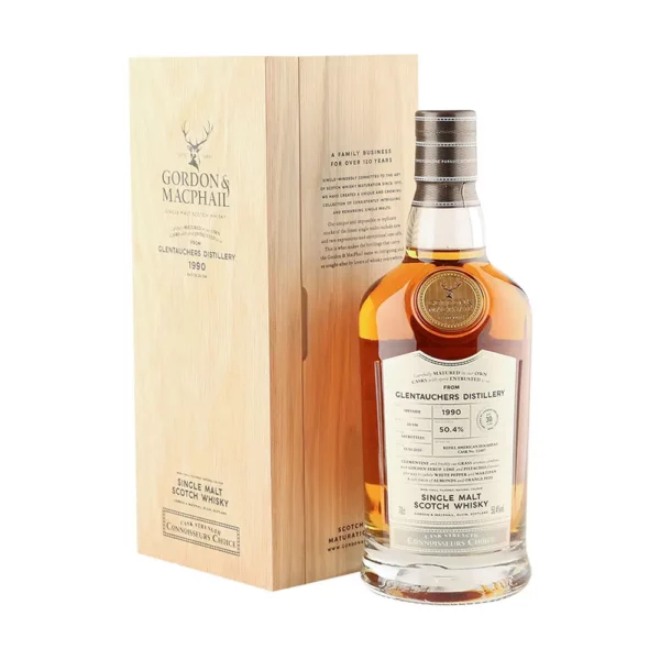 Glentauchers 1990 Gordon & Macphail whisky 0,7 fadd 49,8%