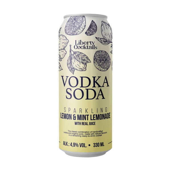 Vodka Soda Lemon & Mint 0,33 4,9%