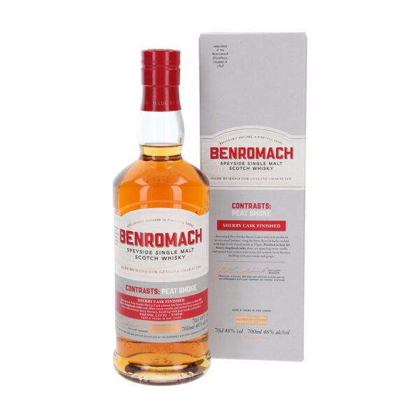 Benromach Contrasts Peat Smoke Sherry whisky 0,7 pdd 46%